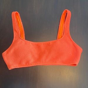Aerie Bright Orange Bikini Top